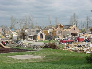 Tornado damage