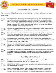 Contract Checklist & Tips