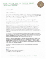 Agua Caliente support letter