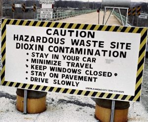 Missouri caution sign