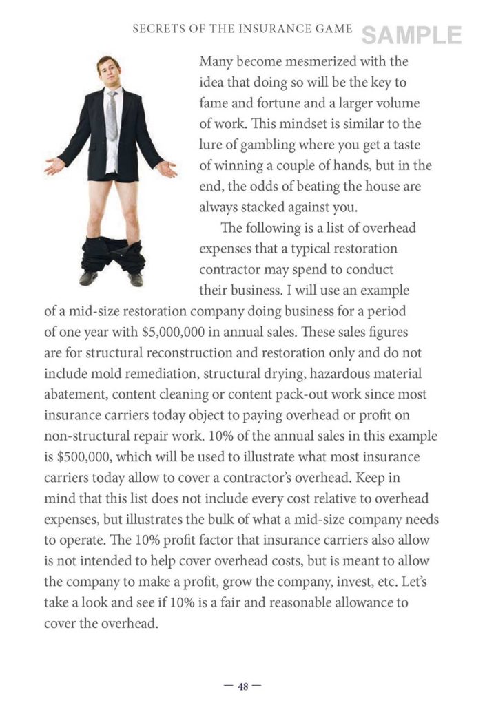 Secrets of the Insurance Game: Sample: Page 48