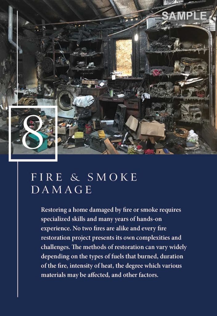 Secrets of the Insurance Game: Sample: Fire and Smoke Damage