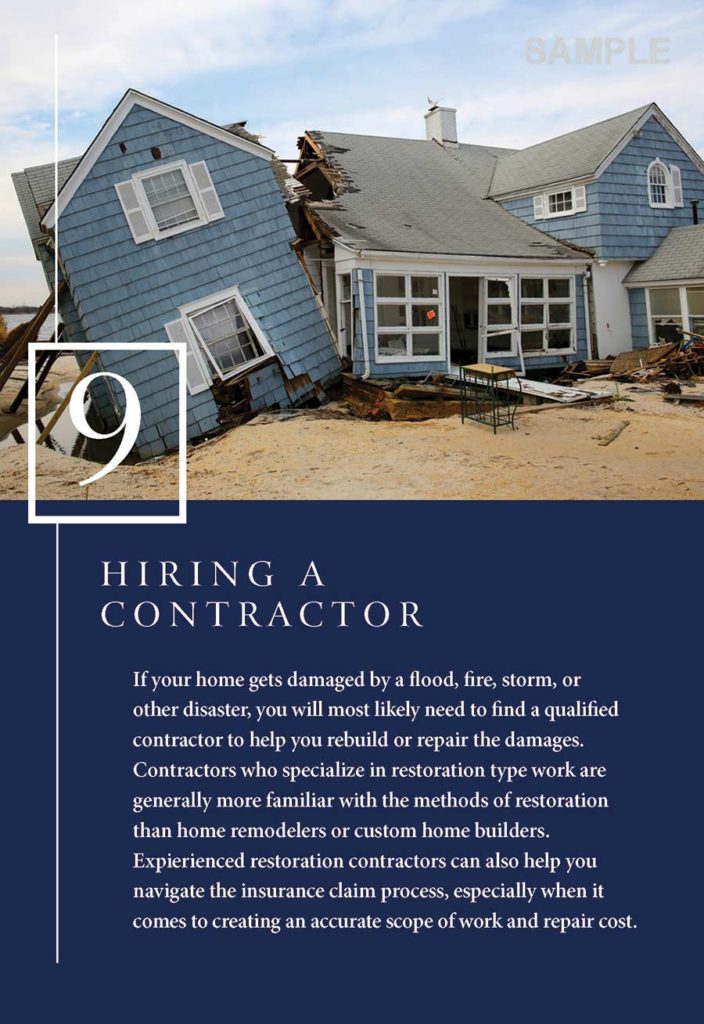Secrets of the Insurance Game: Sample: Hiring a Contractor