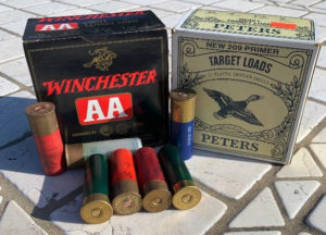 Shotgun shells and boxes they come in